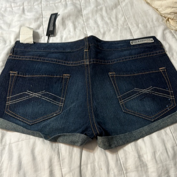 Express jeans  shorts new with tag size 10 - Picture 4 of 9